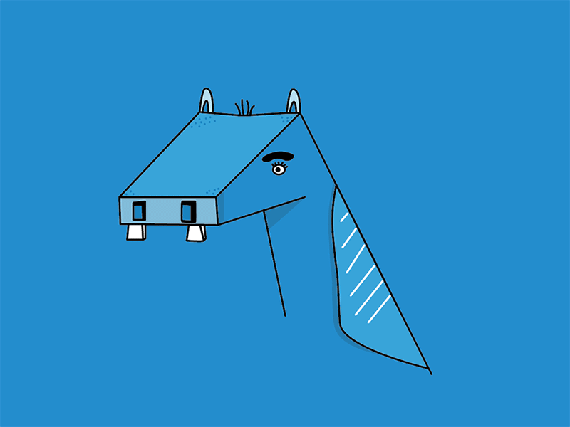 Illustration Pferd